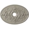 Ekena Millwork Alexa Medallion (Canopies up to 5 5/8"), 30 3/4"W x 21 1/4"H x 3 7/8"ID x 1 5/8"P, Pearl White CM21X30ALPWS - alternate 1